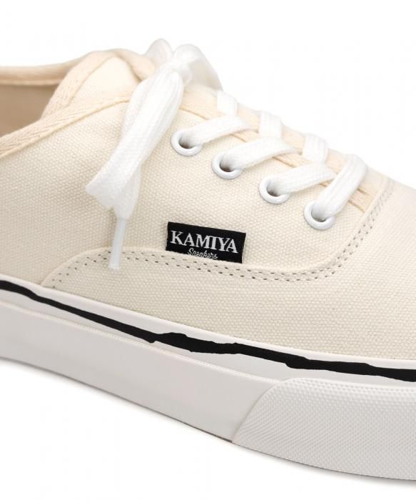 正規取扱店】KAMIYA スニーカー HERC Vulcanize Sneaker WHITE(カミヤ