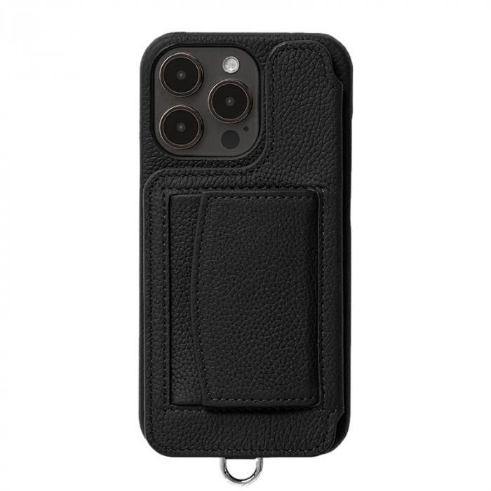 DEMIU デミュウ　iPhone16promax ブラック　牛革※セットのみ 正規取扱店】DEMIU POCHE iPhone16ProMax BLACK 携帯ケース(デミュウ