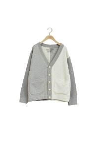 谷ŹNIGEL CABOURN WOMAN / ߡ㡼ߥåǥ / ARMY JERSEY MIX CARDIGAN 졼(ʥ륱ܥ)