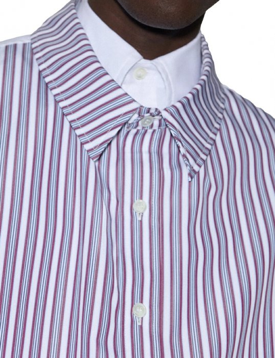 谷ŹRANDOM IDENTITIES MEN STRIPE SHIRT( ǥƥƥ)Υ֥᡼