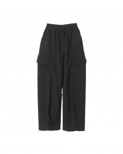 谷Źbeautiful people tropical wool bow silhouette pants black(ӥ塼ƥեԡץ)