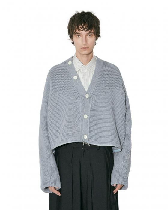 正規取扱店】beautiful people fluffed cotton double-end cardigan