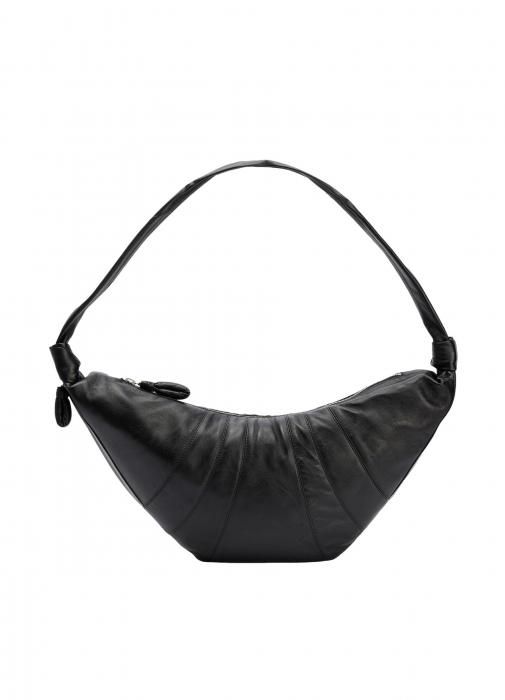 正規取扱店】LEMAIRE LARGE CROISSANT BAG SOFT NAPPA LEATHER BLACK