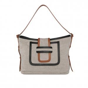 谷ŹPIERRE HARDY ԥ륢ǥ եǥ ȡȥХå BEIGE-BLACK-CAMEL