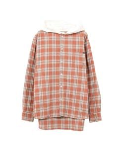 谷ŹKAMIYA Hooded Check Shirt RED(ߥ)