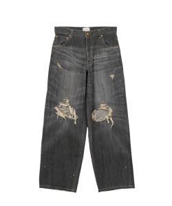 谷ŹKAMIYA DENIM WIDE PANTS GRAY(ߥ)