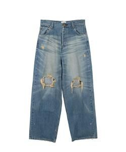 谷ŹKAMIYA DENIM WIDE PANTS INDIGO(ߥ)