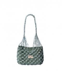 谷Źbeautiful people abaca twist bag M blue (ӥ塼ƥեԡץ)