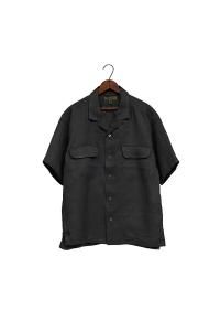 谷ŹNIGEL CABOURN OPEN COLLAR SHIRT LINEN TWILL 㥳 (ʥ륱ܥ)