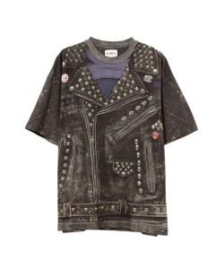 谷ŹKAMIYA Trompe Loeil Print T-shirt(ߥ)
