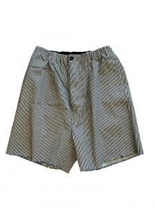 谷ŹRANDOM IDENTITIES MEN STRIPED DENIM LARGE PANTS WOVEN( ǥƥƥ)