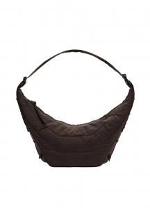 谷ŹLEMAIRE MEDIUM SOFT GAME BAG DARK CHOCOLATE(᡼)