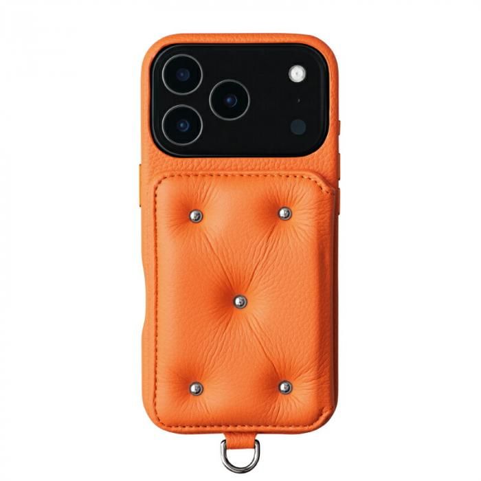 デミュウ　DEMIU BALLON CINQ iPhone17Pro 正規取扱店】DEMIU BALLON CINQ iPhone17Pro オレンジ 携帯