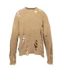 谷ŹKAMIYA Sun Faded Like Knit Sweater BEIGE(ߥ)