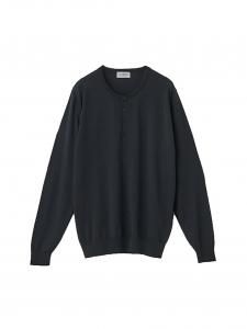 谷ŹJOHN SMEDLEY A4786 إ꡼ͥåĹµ˥åȥץ륪С 30G MODERN FIT BLACK(󥹥ɥ졼)