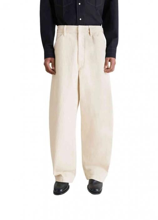 正規取扱店】LEMAIRE MAXI WORKWEAR PANTS DENIM SNOW CLAY (ルメール
