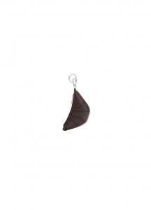 谷ŹLEMAIRE MINI CROISSANT KEYRING DARK CHOCOLATE (᡼)