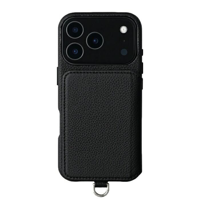 DEMIU デミュウ　POCHE FLAT iPhone 17Pro ブラック 正規取扱店】DEMIU POCHE FLAT iPhone17ProMax BLACK 携帯ケース