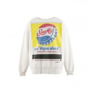 SAINT Mxxxxxx  ޥ SM-HR1-0000-046/CRW NECK SWT/VAGUE ABUSE/WHITE