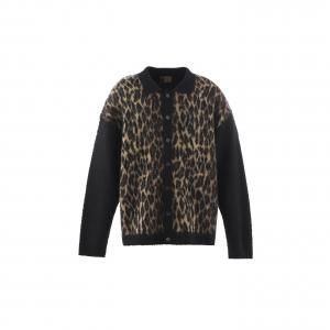 SAINT Mxxxxxx  ޥ SM-HR1-0000-073/KNIT CARDIGAN/LEOPARD/BLACK