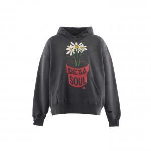 SAINT Mxxxxxx  ޥ SM-HR1-0000-C19/DLS_HOODIE/DE LA SOUL/BLACK