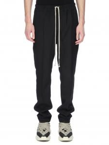 谷ŹRICK OWENS DRAWSTRING SLIM LONG WA BLACK(å)