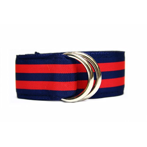 正規通販】BARRONS HUNTER RIBBON BELT 2LINE NAVY×RED バロンズハンター | THE PARK ONLINE  SHOP