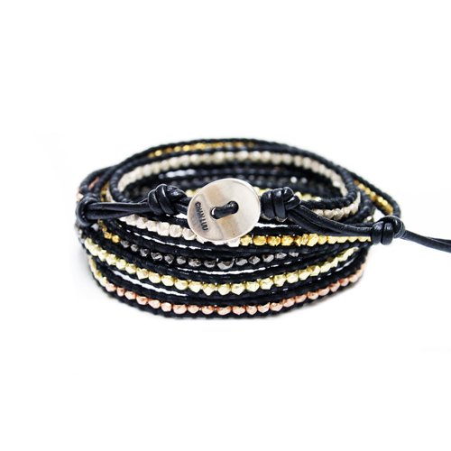 【正規通販】CHAN LUU 5 wrap bracelet BLACK/MIX チャンルー | THE PARK ONLINE SHOP