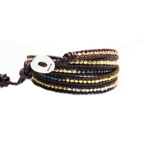 CHAN LUU 롼 5 wrap bracelet BROWN/MIX ᥤ󥤥᡼