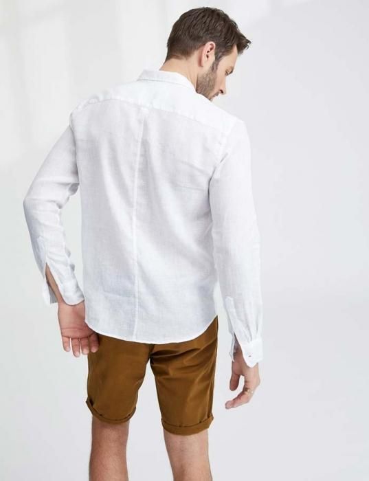 正規通販】Frank&Eileen PAUL メンズシャツ LINEN WHITE フランク 