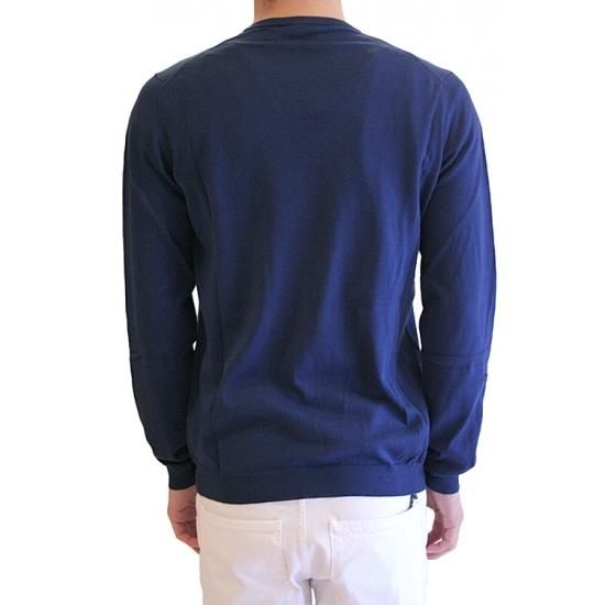 正規通販】ROBERTO COLLINA コットンVネックニット OCEANO ロベルト