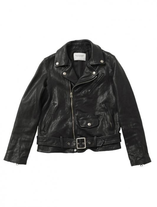 正規通販】beautiful people 定番ライダースジャケット shrink leather riders jacket BLACK  ビューティフルピープル | THE PARK ONLINE SHOP