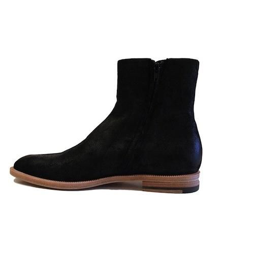 MM6 Maison Margiela メゾンマルジェラ スエード ブーツ37 正規通販】Maison Margiela 22 15-16A/W 定番ブーツ スエード ブラック