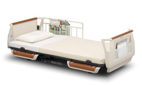 サクっとポケット付きベッドサイドレール標準サイズ（アイボリー）2本組み　C｜補助用具（サイドレール） - パラマウントベッドの専門通販