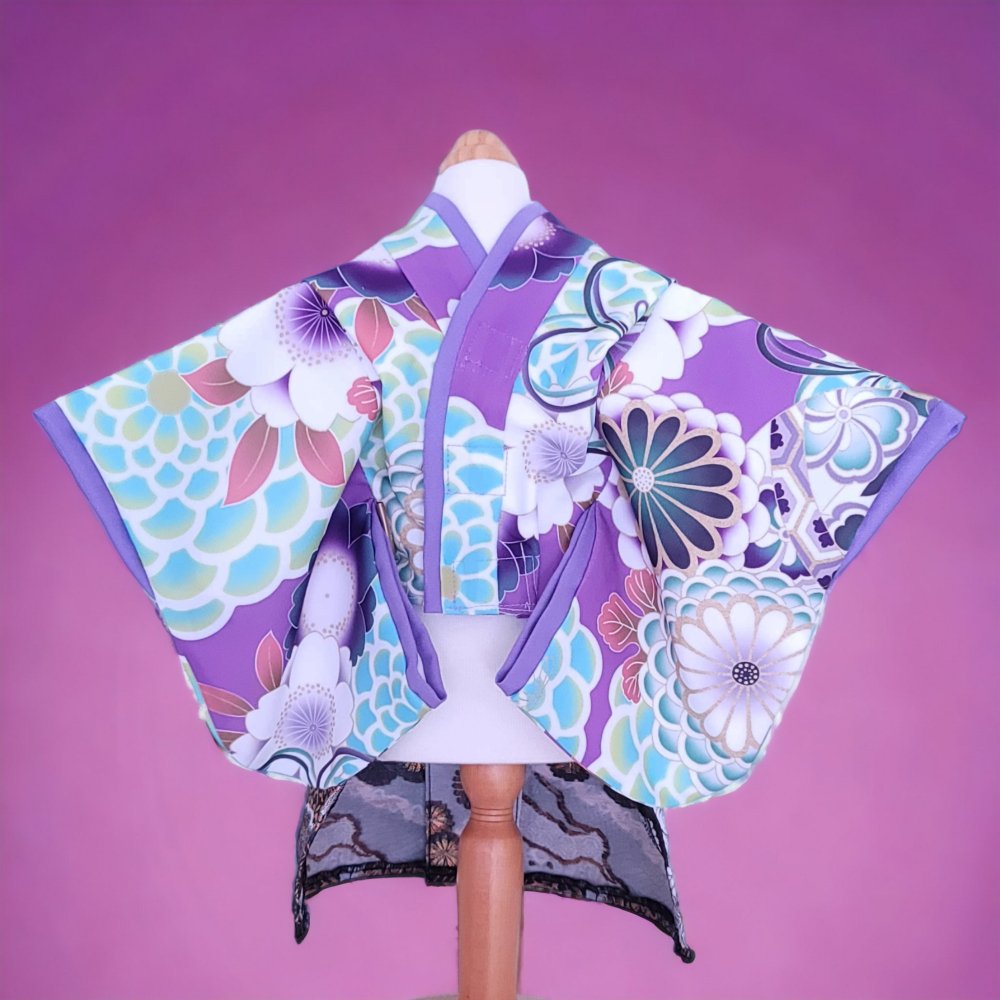犬服の着物紫月しづきーペットの袴 | かっこいいペット用袴 - オーダーメイドペットウェアSACHI