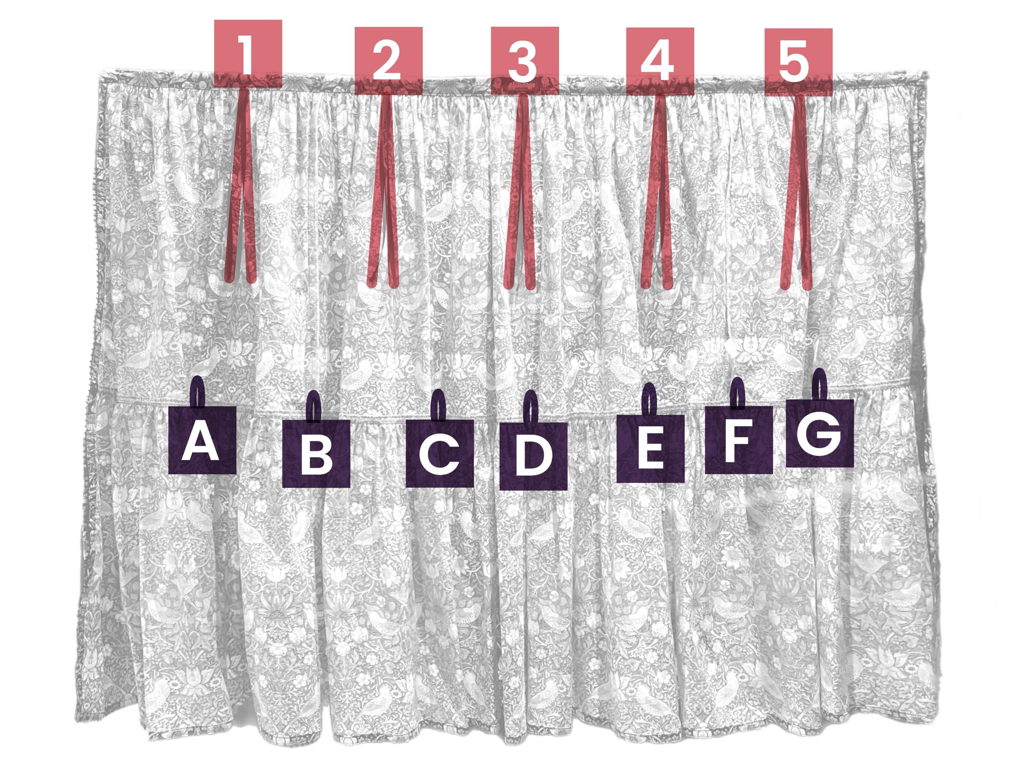 受注生産】Designer's fabric series オーバースカート（イチゴ泥棒