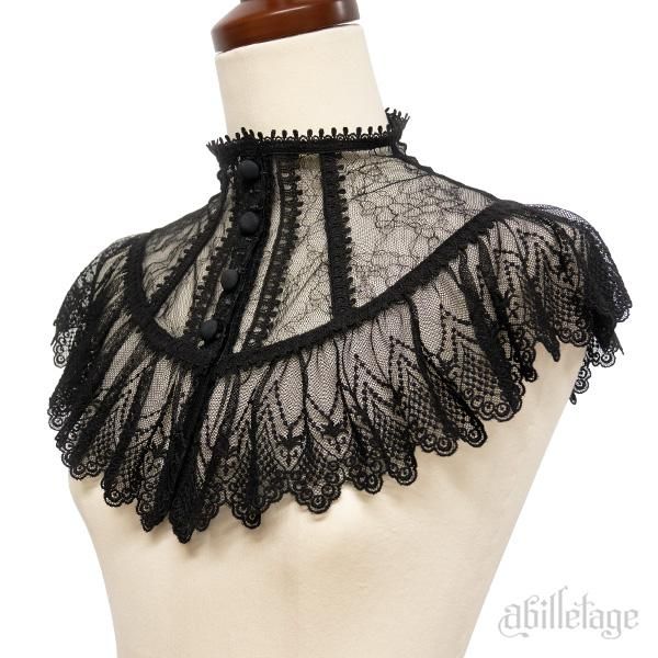 Noir レースカラー(ブラック) - 【公式】abilletage アビエタージュ