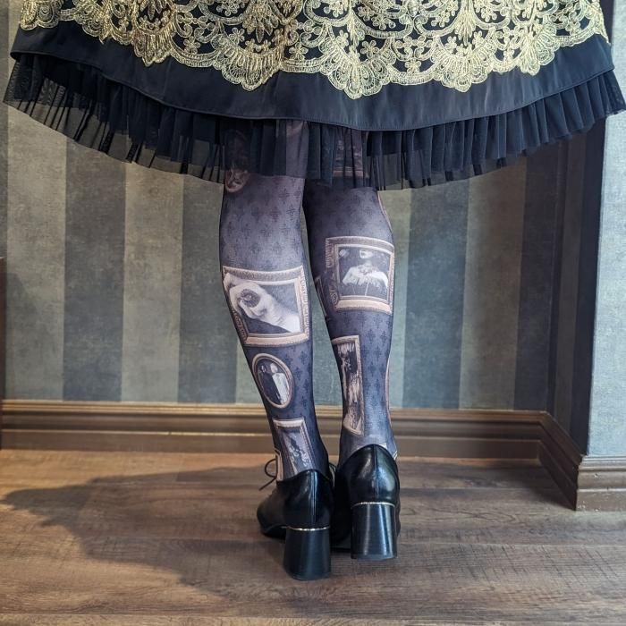 Frame tights -Big frame- - 【公式】abilletage アビエタージュ