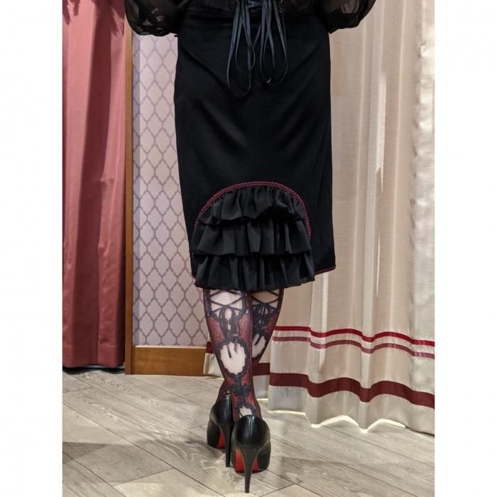 abilletage Oriental Queen オーバースカート レッド Dark Alice World オーバースカート（黒）【8月上旬より随時発送