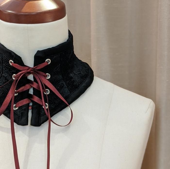 受注生産】セレクトリボンネックコルセット(ブラック) - 【公式