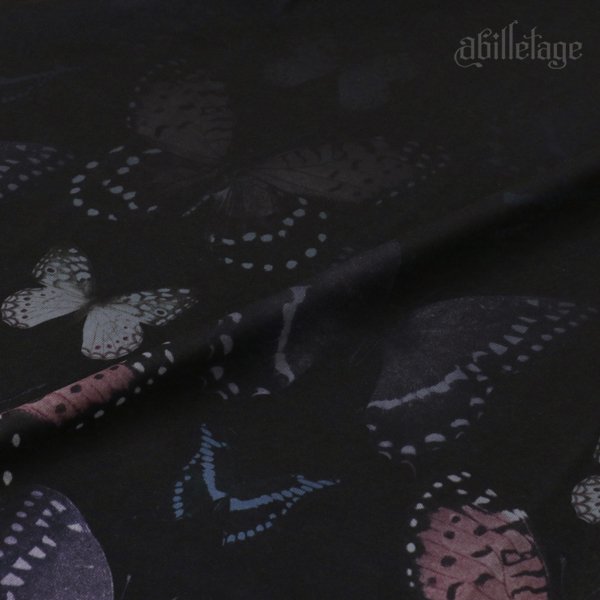 Tシャツワンピース（butterfly(black)） - 【公式】abilletage　アビエタージュ 　コルセット通販