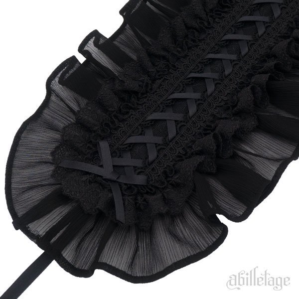 ヴィクトリアンヘッドドレス（ブラック） - 【公式】abilletage　アビエタージュ 　コルセット通販