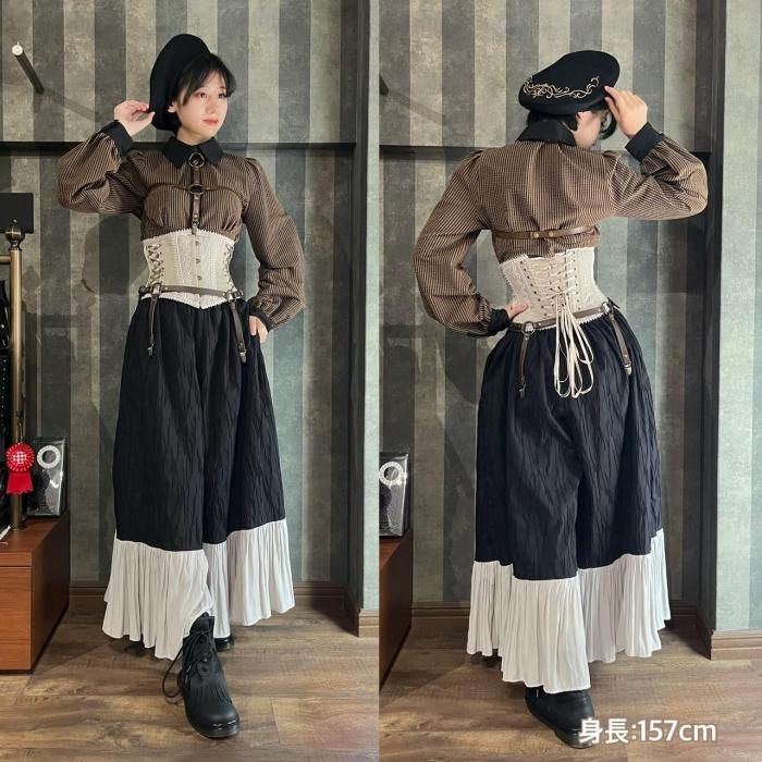 size3即納可能】Isabelleドレスミニショートコルセット(グレージュ