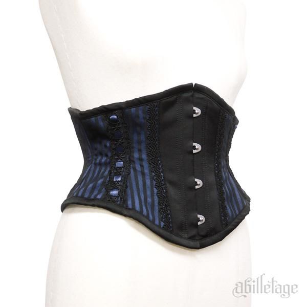 size4即納可能】ハシゴレースミニコルセット(ネイビー) - 【公式