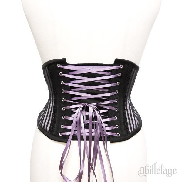 abilleage レースコルセット サイズ3 ラベンダー size3,5即納可能】Noir croixコルセット（ラベンダー） - 【公式