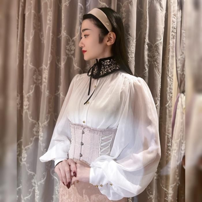 a maiden devil medenius lace blouse 新色追加して再販 - トップス