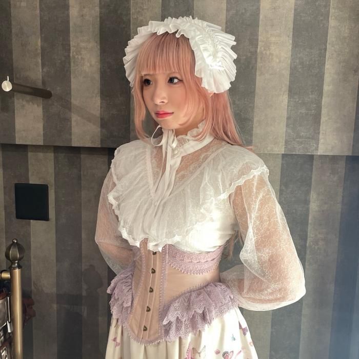 size3,4,5即納可能】Noir croixコルセット（ラベンダー