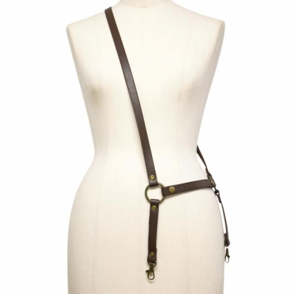 即納可能】フェイクレザーストラップ(アンティークゴールド金具 即納可能】フェイクレザーストラップ(アンティークゴールド金具