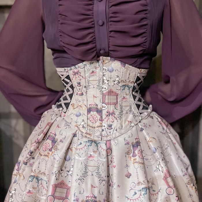 受注生産】CIRCUSミニコルセット(グレージュ) - 【公式】abilletage