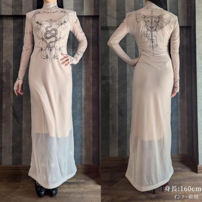 Medenius】[Antinomie]Antinomy Tattoo Dress - 【公式